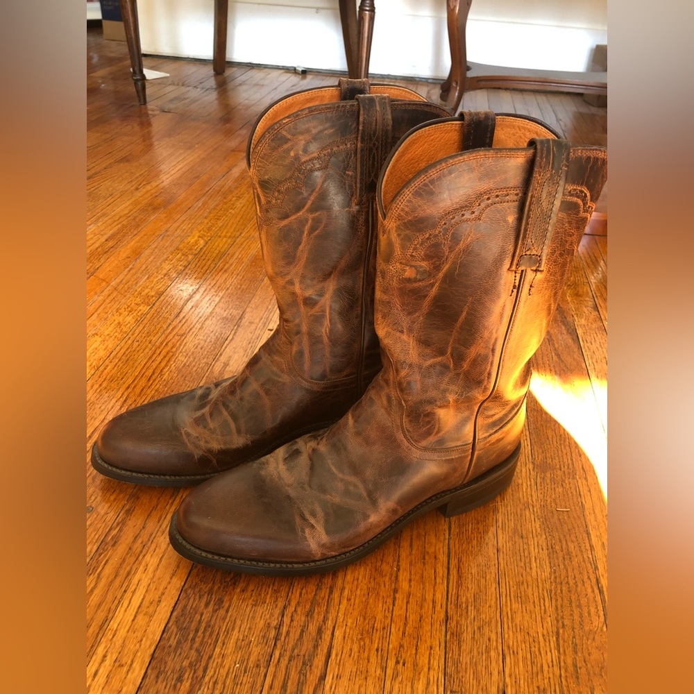 Lucchese Brown Cowboy Boots